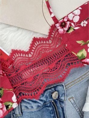 Топ на завязке женский Tezenis Разноцветный (1MT183 red (M)