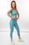 Легінси жіночий Gymshark Бірюзовий (GLLG5614-DTL green (XS (34))