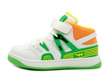 Хайтопи для хлопчика Paliament Біло-Салатовий (PB4-5 white-green (34 (20 см))