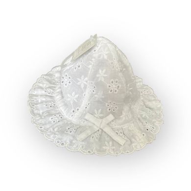 Панама для дівчинки Next Білий (684-581-187 white (Перший розмір (до 3 міс - 50-62 см) )