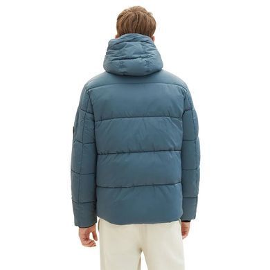 Зимова куртка Пуффер Tom Tailor Чоловічий Блакитний (1039770 blue S)