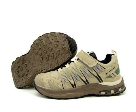 Кросівки на липучці Kimboo для хлопчика Коричневий 32 (20,5 см) (598-3m brown)