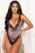 Леопардовий боді для жінки Passione lingerie Леопардовий принт (2032 leo (L-XL)