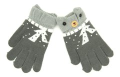 Рукавички для діток RuBi Темно-сірий (C207 d-grey (3-5 років (обхват 13 см, довжина рукавиці 13,5 см))