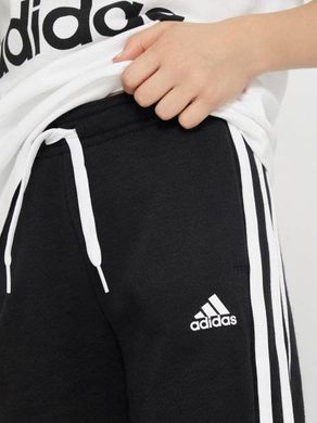 Спортивные ШТАНЫ Adidas ESSENTIALS 3-STRIPES для детей Черный (GN4054 black lav25 (13-14 лет (164))
