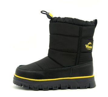 Дутики для детей Kimboo Черный с желтым (FG2392 black-yell (32 (21 см))