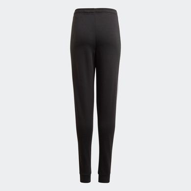 Спортивные ШТАНЫ Adidas ESSENTIALS 3-STRIPES для детей Черный (GN4054 black lav25 (13-14 лет (164))