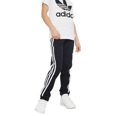 Спортивные ШТАНЫ Adidas ESSENTIALS 3-STRIPES для детей Черный (GN4054 black lav25 (13-14 лет (164))