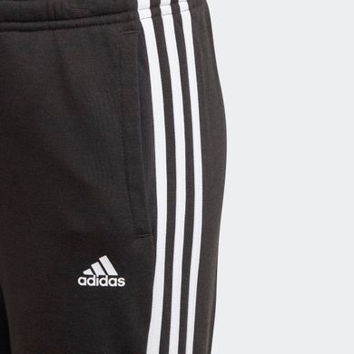 Спортивные ШТАНЫ Adidas ESSENTIALS 3-STRIPES для детей Черный (GN4054 black lav25 (13-14 лет (164))