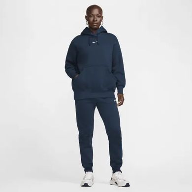Толстовка з капюшоном Nike на флісі Sportswear Phoenix Fleece оверсайз Pullover жіноча Синя (DQ5860-478 blue lav25 (L)