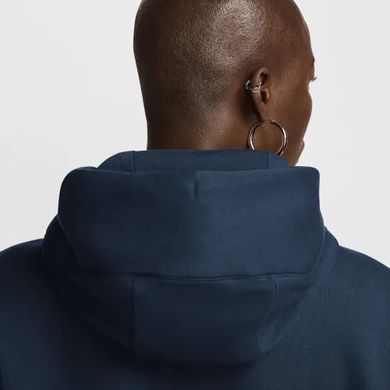 Толстовка з капюшоном Nike на флісі Sportswear Phoenix Fleece оверсайз Pullover жіноча Синя (DQ5860-478 blue lav25 (L)