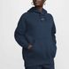 Толстовка з капюшоном Nike на флісі Sportswear Phoenix Fleece оверсайз Pullover жіноча Синя (DQ5860-478 blue lav25 (L)