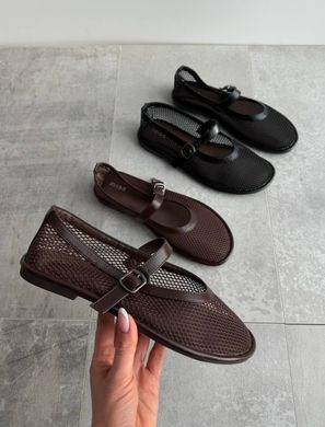 Балетки в сіточку Meideli Жіночі Коричневий 36 (23,5 см) (w5231 brown)