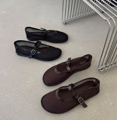 Балетки в сіточку Meideli Жіночі Коричневий 36 (23,5 см) (w5231 brown)