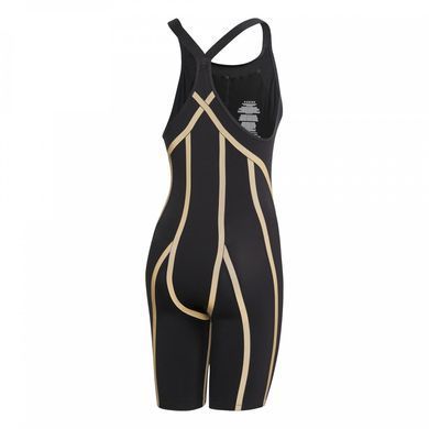 Професійний купальник Adidas Adizero FS CB Чорно-золотистий (EK1329 black-gold lav25 (EUR (34), UK 28")