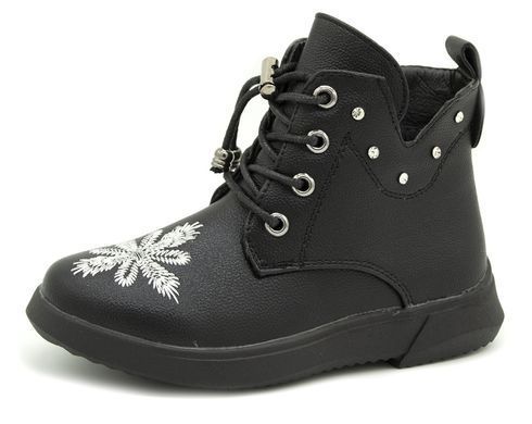 Черевики для дівчаток Ytop Чорний (YD1034 black (29 (18,8 см))