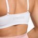 Фитнес топ, спортивный бюстгалтер женский Gymshark Белый (GLUW4532-WH white (M (38))