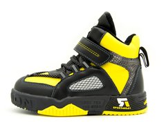 Демісезонні черевики для хлопчика MLV Жовтий з чорним (2021-31 yell-black 32 (20,5 см))