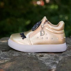 Демисезонные ботинки для девочки BBT Kids Золотистый (H2310-1 gold NS (25 (15 см))