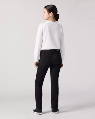 Джинси Levi's для дівчинки 710 Skinny підросткові Чорний (356 pvu black (140 (10A))