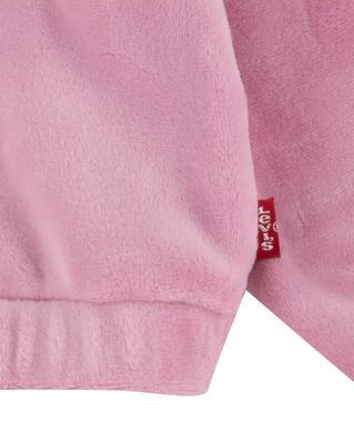 Комплект для дівчинки Levi's 3в1: велюрова зіпка, джинси, футболка Синій-рожевий-молочний (611 set pvu pink-blue (62 (3m))