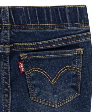 Комплект для дівчинки Levi's 3в1: велюрова зіпка, джинси, футболка Синій-рожевий-молочний (611 set pvu pink-blue (62 (3m))