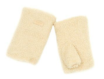 Митенки (перчатки без пальцев) женские Ronaerdo Бежевый (TEDDY2 beige (all size (длина 15 см)))