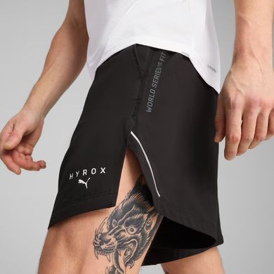 Шорты PUMA X HYROX ULTRAWEAVE 6" SHORTS MEN мужские Черный (526886 01 black lav25 (L)