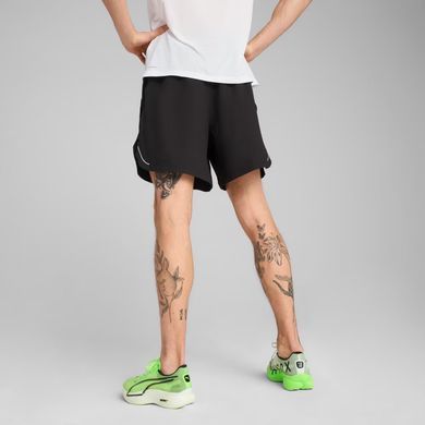 Шорты PUMA X HYROX ULTRAWEAVE 6" SHORTS MEN мужские Черный (526886 01 black lav25 (L)
