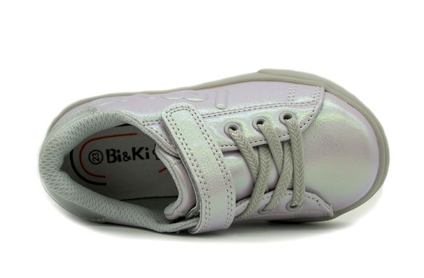 Кеди для дівчинки Bi&Ki Перламутровий (0795a silver-pink (26 (17 см))