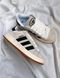 Кроссовки Adidas Campus No brand Унисекс Серо-бежевый 36 (23,5 см) (g3536 grey-beige)