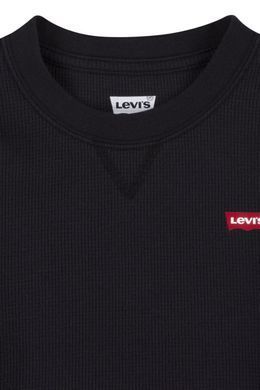 Вафельный лонгслив Термоджерси Levi's&reg; Thermal Tee для мальчика Черный (892 pvu black (92 (2A))