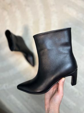 Ботильоны на низком каблуке женские Meideli Черный (1210 black (36 (23 см))