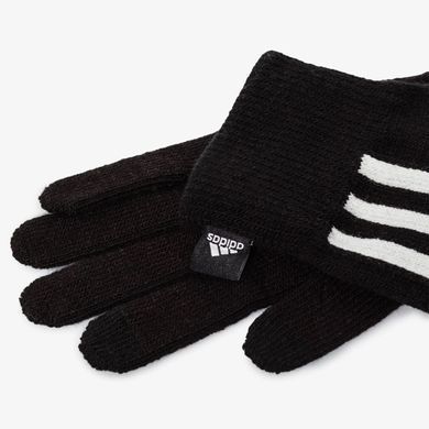 Перчатки в'язані з сенсорними пальцями Adidas 3S Gloves Condu унісекс Чорний (hg7783 black ZLL L)