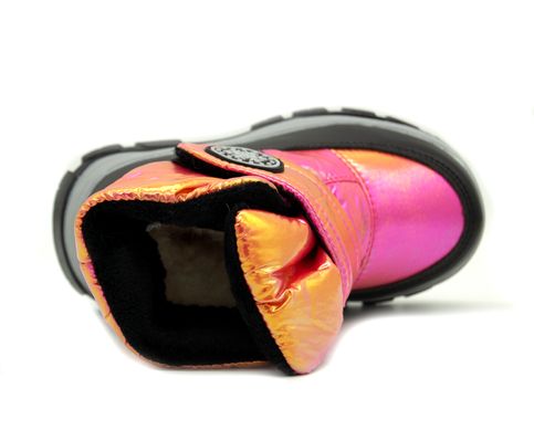 Дутики для дівчинки Kimboo Чорно-рожевий (FG2227 black-pink (28 (18 см))