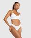 Фітнес топ, спортивний бюстгалтер жіночий Gymshark Білий (GLUW4531-WH white (S (36))
