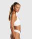 Фітнес топ, спортивний бюстгалтер жіночий Gymshark Білий (GLUW4531-WH white (S (36))