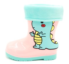 Резиновые сапоги для девочки BBT Kids Розово-голубой (M6012 pink-blue (29-190 мм)