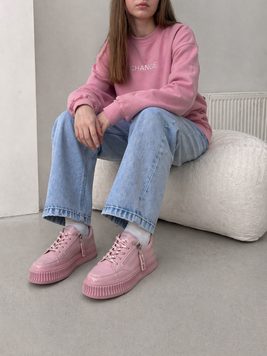 Легкие кроссовки на платформе Jong Golf для девочек Розовый 37 (23,5 см) (10648-8 pink)