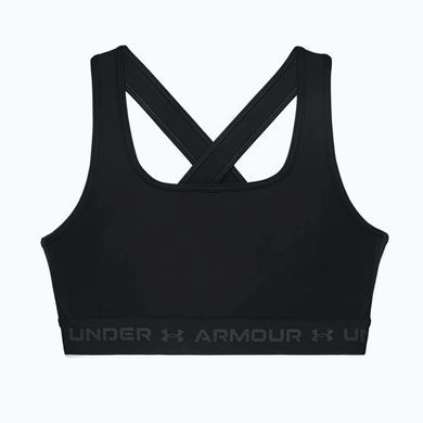Бюстгальтер спортивний Under Armour Crossback Mid чорний 1361034 Чорний (UA 1361034 black lav25 (2XL)