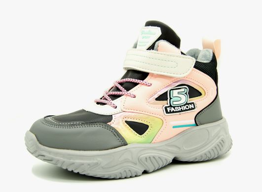 Деми для девочек Alemy Kids Розовый с серым (XXD5217E pink-grey (33 ( 20,5 см))