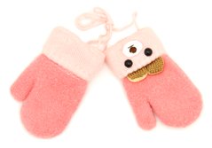 Рукавиці для дівчинки RuBi Рожевий (A-604 pink (2-3 років (обхват 13 см, довжина рукавиці 13 см))
