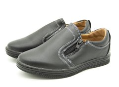 Туфлі для хлопчика Ok shoes Чорний (801 boy black (32 (21,2 cм))