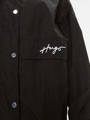 Демисезонная куртка ветровка HUGO женская Черный (Filia-1 10254490 01 black lav25 (M)