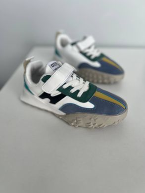Кросівки для хлопчика Y.Top Білий з кольоровими вставками (JY3316-7 white-mix (36 (22 см))