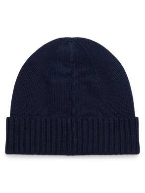 Оригінальна шапка з логотипом 100% шерсть для хлопчика Polo Ralph Lauren Темно-синій (903556-18 navy lav25 (L (43 см))