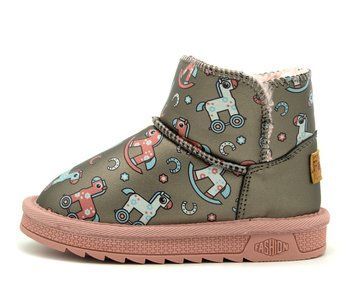 Уги для дівчинки BBT KIDS Сіро-рожевий (T7011 grey-pink (26 (15,5 см))