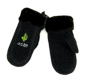 Варежки женские Ronaerdo Черный (K3008 black (all size (длина 22 см))