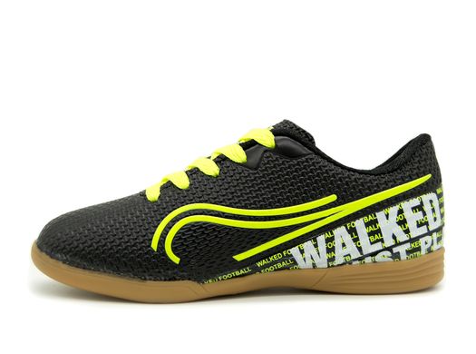 Футзалки для дітей Walked Чорно-салатовий (SALW233K black-green (31 (20 см))