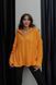 Вязанный свитер с молнией женский QU STYLE Оранжевый (TK231078 orange Универсальный (S-M-L))